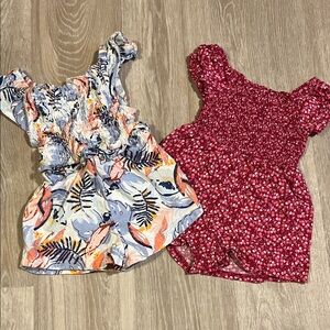 Vince Camuto  Floral and Children Place Floral Print Rompers
